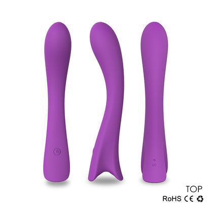 S023  Hot Sale  Silicone Recharger Waterproof 9 vibration modes dildo vibrator sex toy for Women Couple