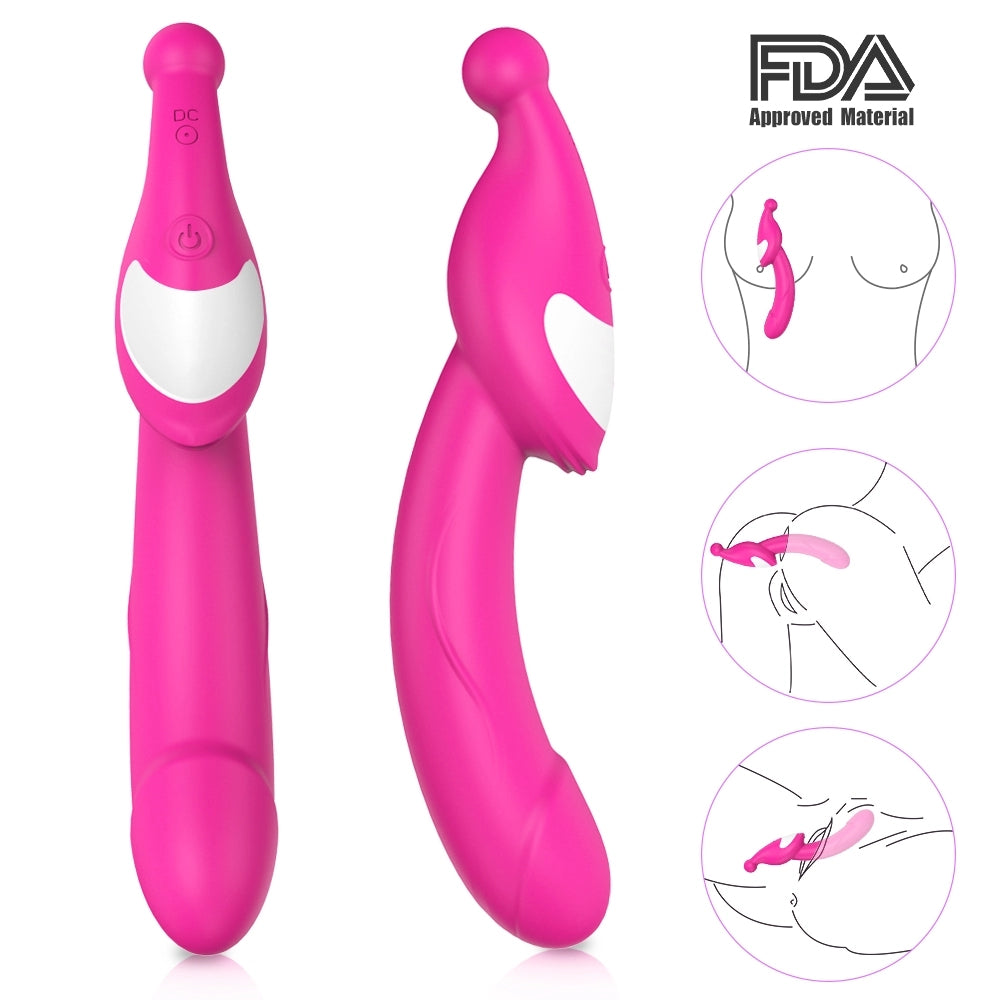 S096 Factory price best quality G-Spot Vibrators Rechargeable Special shaped Vibrator electric masturbation device for women