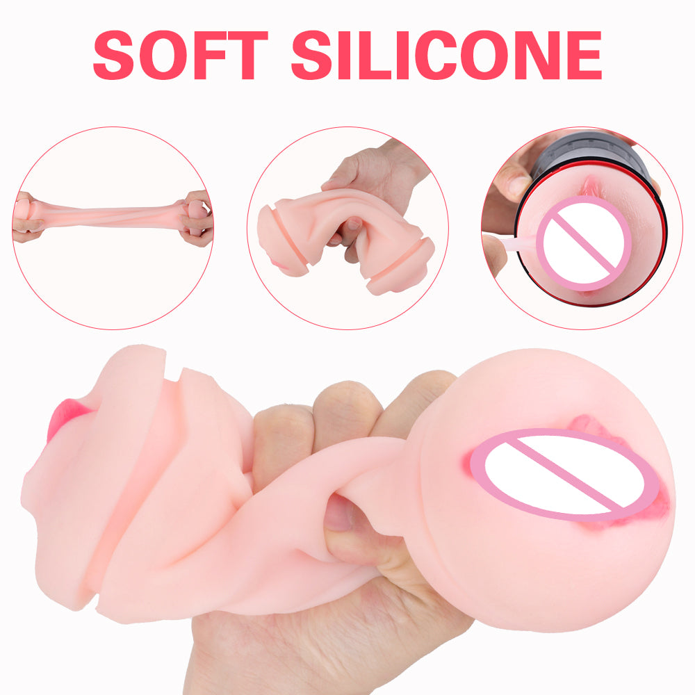 S177-3 Original factory soft silicone mouth sex toys for men masturbat –  Dollunion