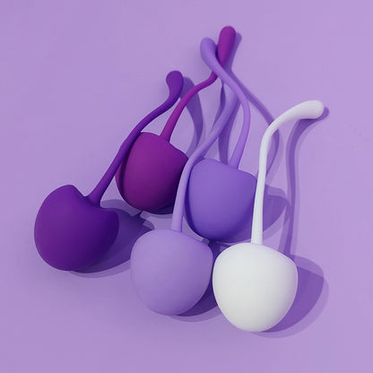 S011   5pcs Silicone Vagina Kegel Exercise Doctor Recommended Pelvic Floor Exercises ben wa ball Vibrating