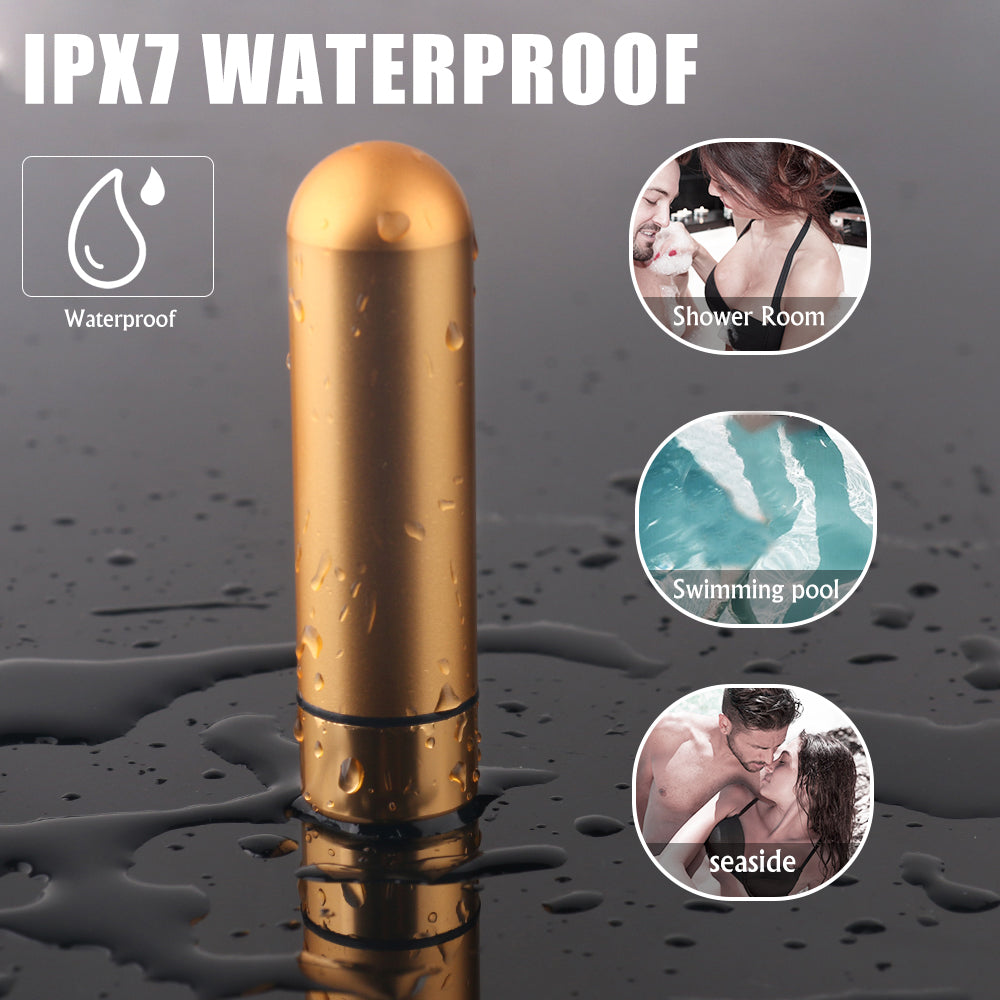 S102-3 waterproof rechargeable mini bullet vibrator sex toy for clitoris stimulation