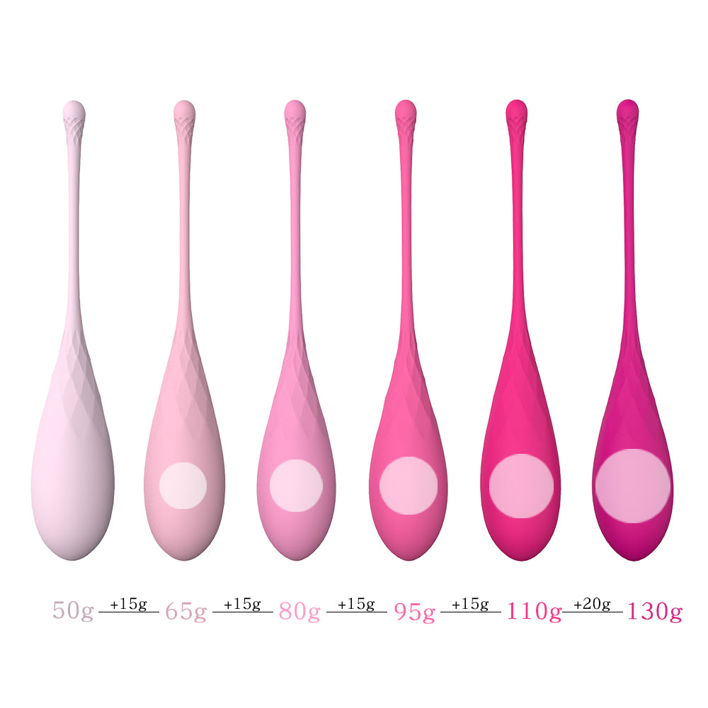 S009  Amazon Hot Sale 6pcs Silicone Vagina Women Kegel Exercises Ball Sex Toys Vibrating Kegel Ball