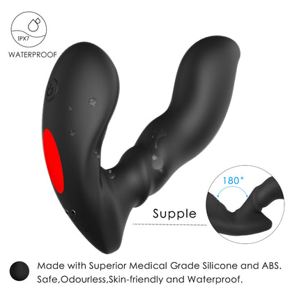 S115-2  Silicone Remote Control Anal Dildo Sex Toys Prostate Massager Butt plug vibrator For Women Men Couple