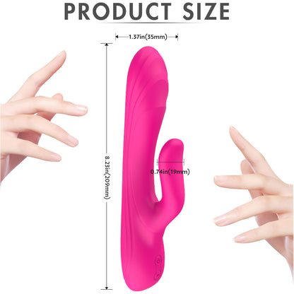 S185  Rechargeable 100% waterproof silicone Finger rabbit vibrator female sex toy vagina vibrator for masturbation