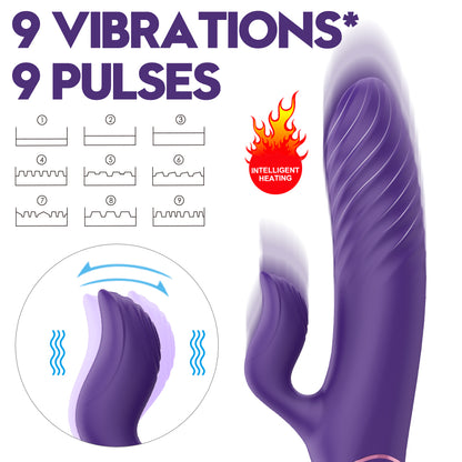 S142-2 silicone rabbit vibrator g spot clitoris stimulator female sex toys rabbit vibrator for woman vagina exercise