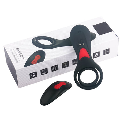 S123-2 Silicone Sex Toys Men Male Products Vibrator Vibrating Penis Cock Ring