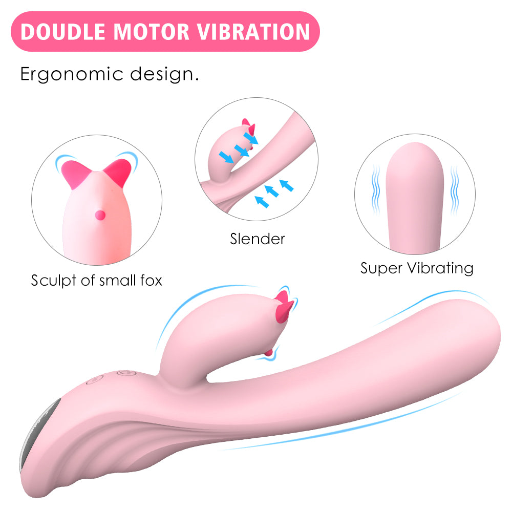 S079 New Wholesale soft Silicone Waterpoof adult Rabbit Vibrators sex toy for women, G-spot Dildo Vibrator female