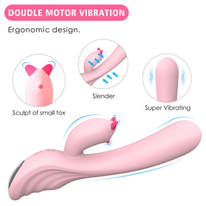 S079 New Wholesale soft Silicone Waterpoof adult Rabbit Vibrators sex toy for women, G-spot Dildo Vibrator female