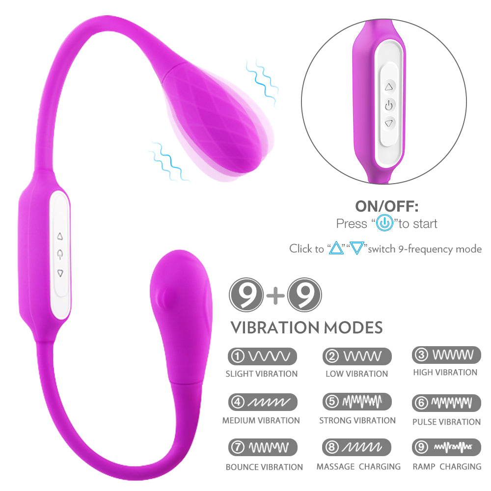 S238 rope shape 2 double end motors G spot nipple clitoral stimulate adult sex toys vibrator for women,lesbian