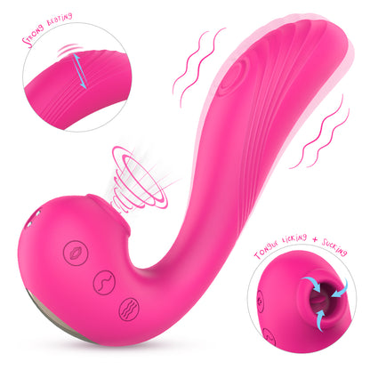 S295 tongue vibrator sucker powerful clit sucker g spot licking clit sucking vibrator sex toy women vibrating masturbator