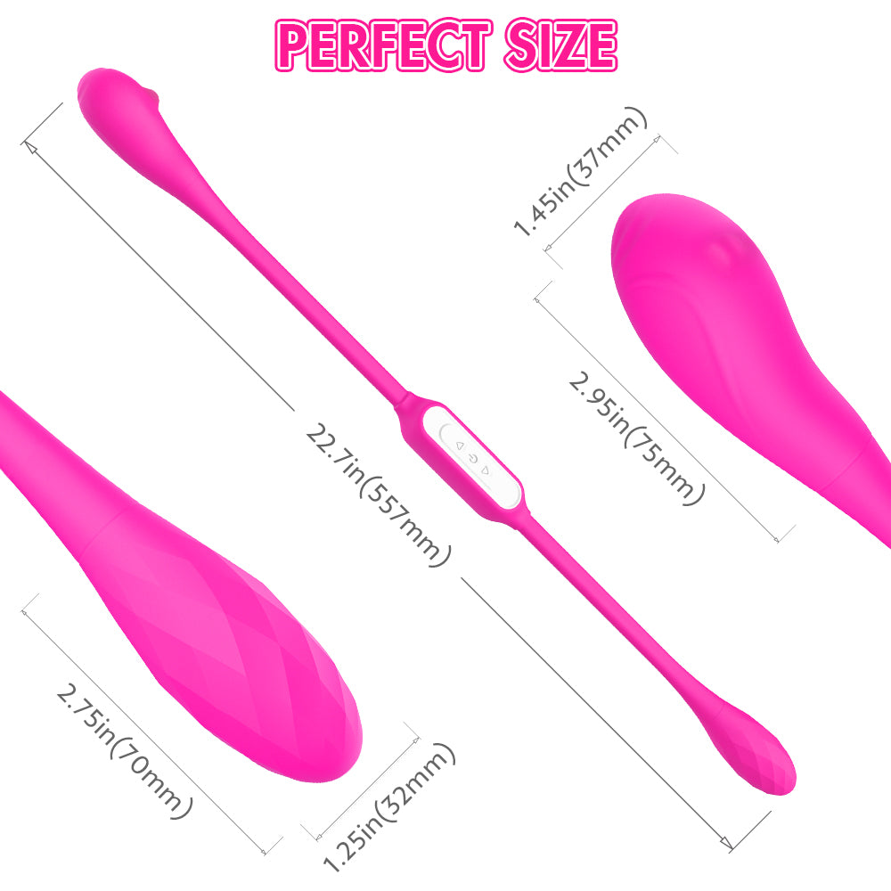 S238 rope shape 2 double end motors G spot nipple clitoral stimulate adult sex toys vibrator for women,lesbian