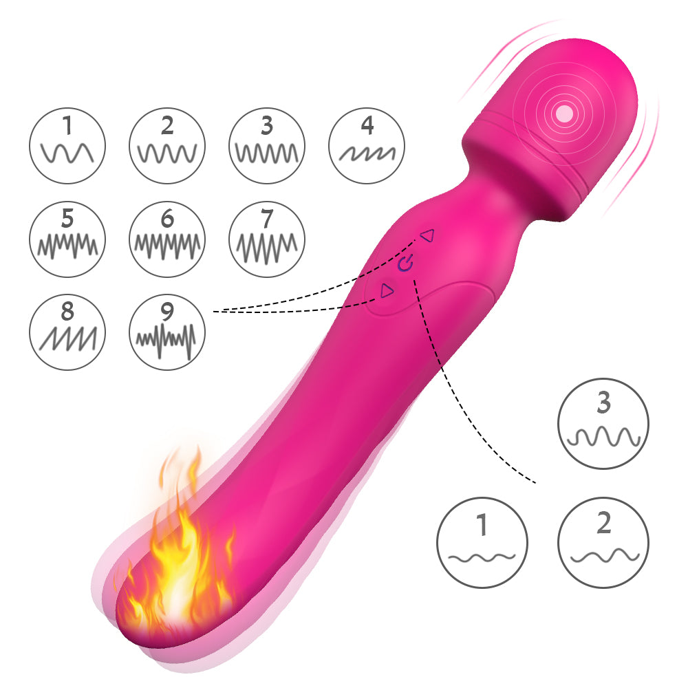 S197  Wholesale Soft silicone body face neck leg massager wand vibrating massage machine products