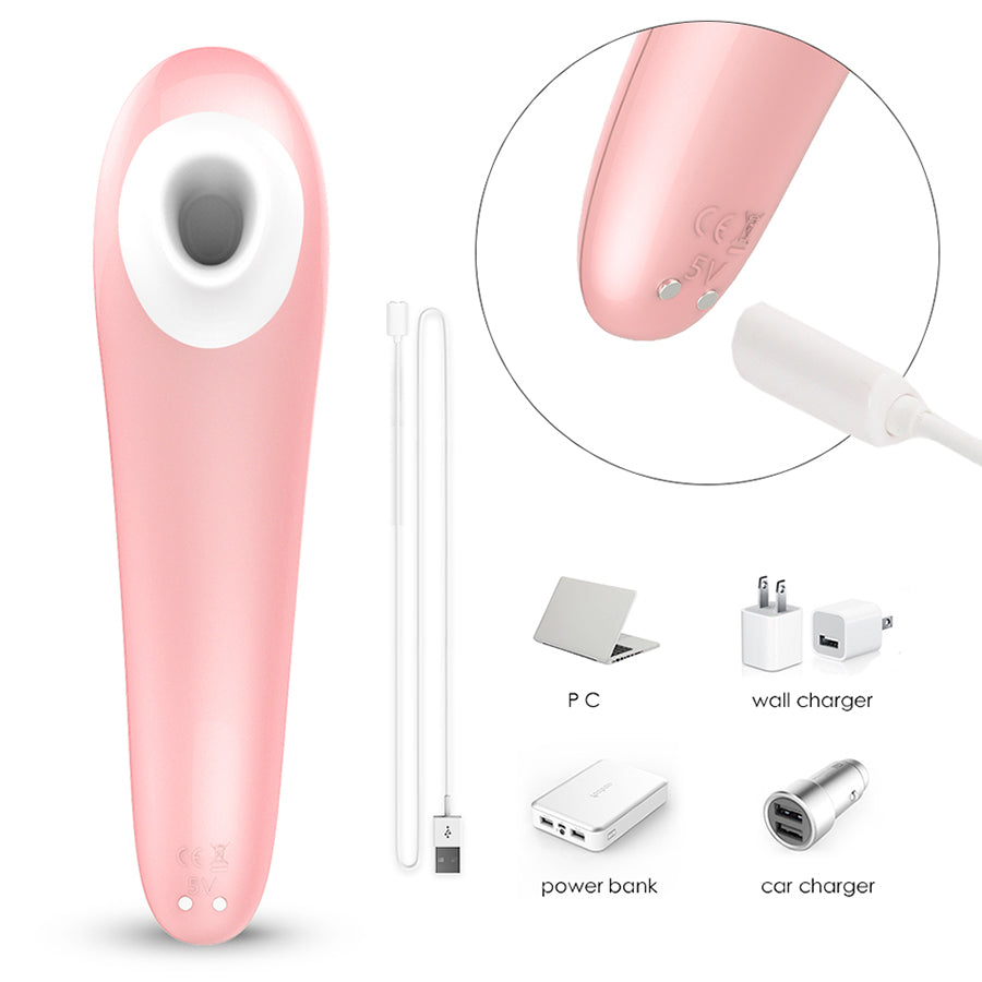 S124  Nipple Clitoris Sucking vibrator for women Suction stimulator female sex toys