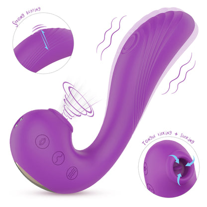 S295 tongue vibrator sucker powerful clit sucker g spot licking clit sucking vibrator sex toy women vibrating masturbator