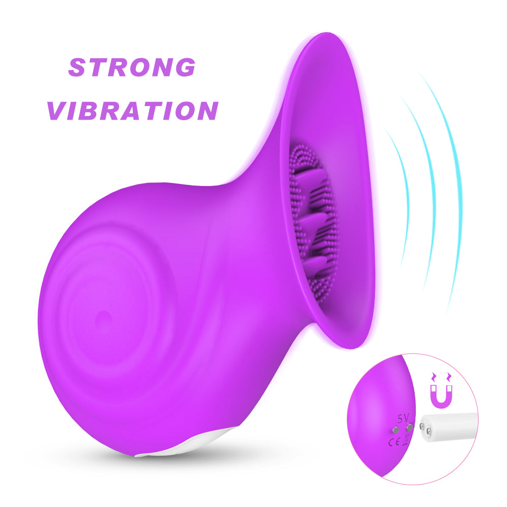 S126  Silicone Tongue Sucking Clitoris Licking Vibrator For Women Orgasm