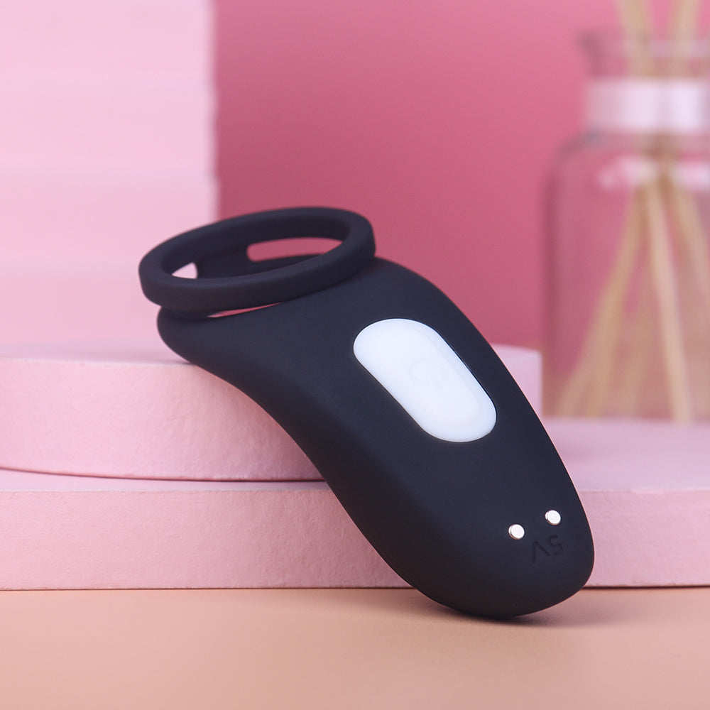 S151 Reusable ring vibrator, silicone penis ring to delay