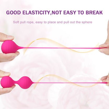 S155 Hot sell Sex Products smart balls set Woman pelvic floor Exerciser Medical Soft Silicone sex toy kegel Ben Wa balls