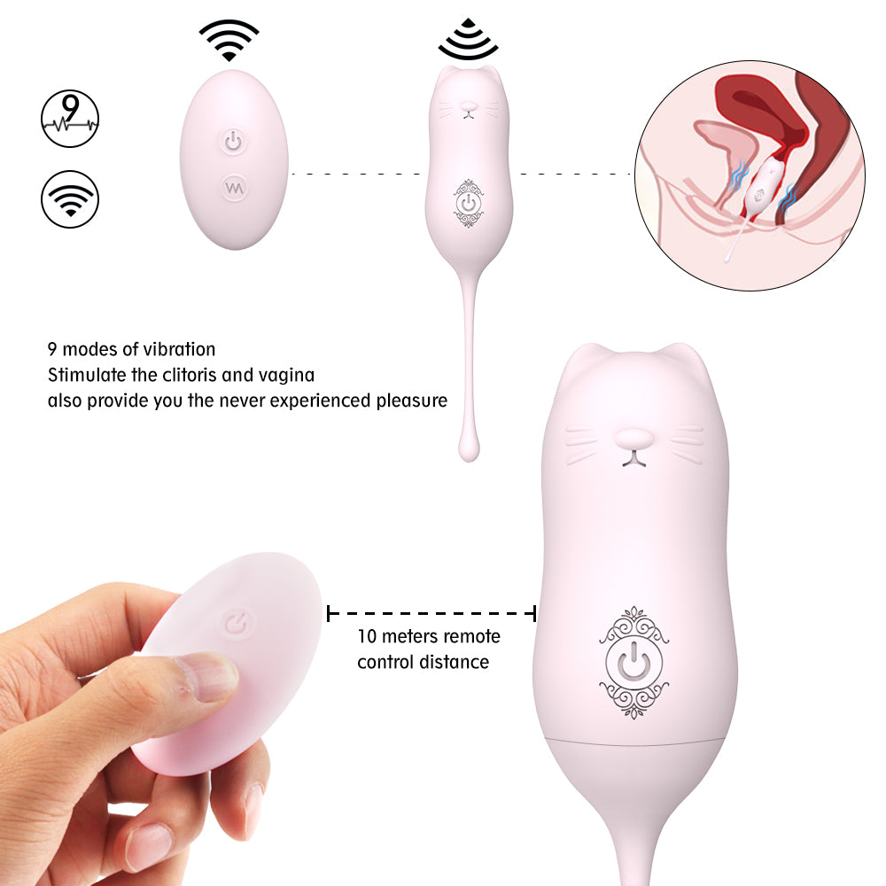 S080-2 Rolling  bola Smart Silicone Kegel Ball Vaginal Remote Control Ben Wa Kegel weights Balls For Women Vibrator