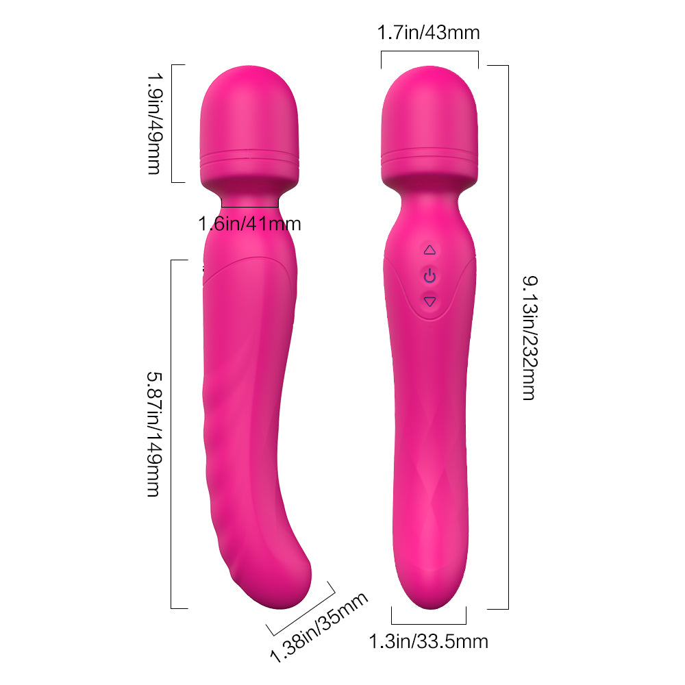 S197  Wholesale Soft silicone body face neck leg massager wand vibrating massage machine products