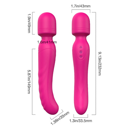 S197  Wholesale Soft silicone body face neck leg massager wand vibrating massage machine products