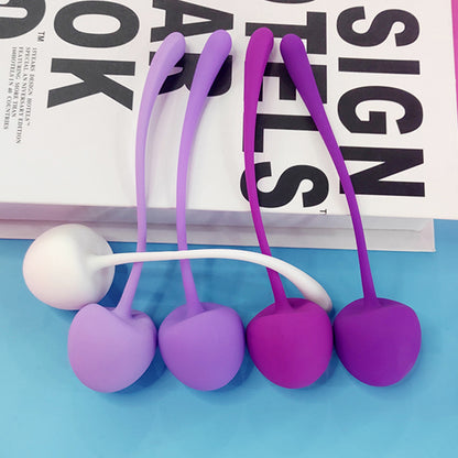 S011   5pcs Silicone Vagina Kegel Exercise Doctor Recommended Pelvic Floor Exercises ben wa ball Vibrating