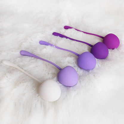 S011   5pcs Silicone Vagina Kegel Exercise Doctor Recommended Pelvic Floor Exercises ben wa ball Vibrating