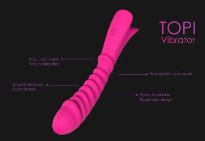 S025 Hot sale Silicone G Spot 9 Vibration modes Vibrating vibrator sex toy women adult