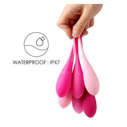 S009  Amazon Hot Sale 6pcs Silicone Vagina Women Kegel Exercises Ball Sex Toys Vibrating Kegel Ball