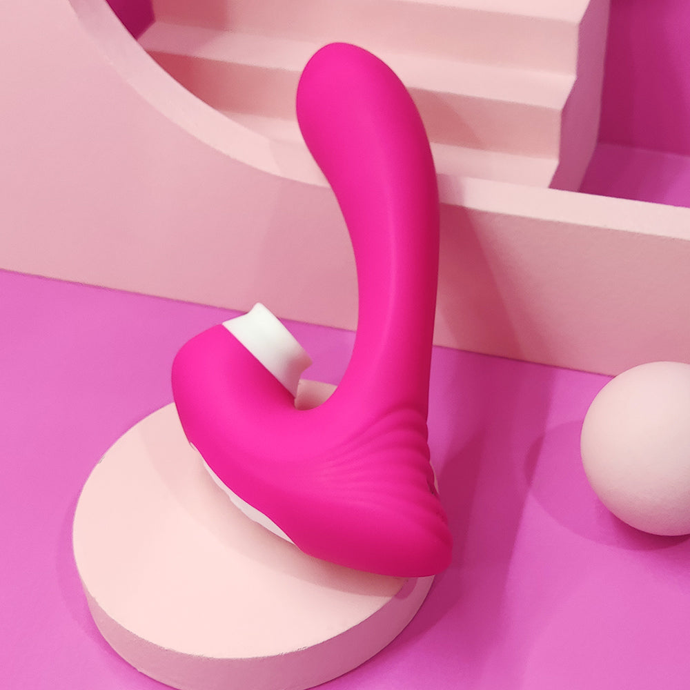 S184 Clitoral Sucking Vibrator 9 Intensities Modes for Women Waterproof Rechargeable Quiet Clitoris Nipples Suction Vibrator