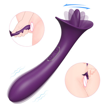 S427 New Arrival 9 frequency licking tongue vibrator for women masturbating G Spot female sex toys