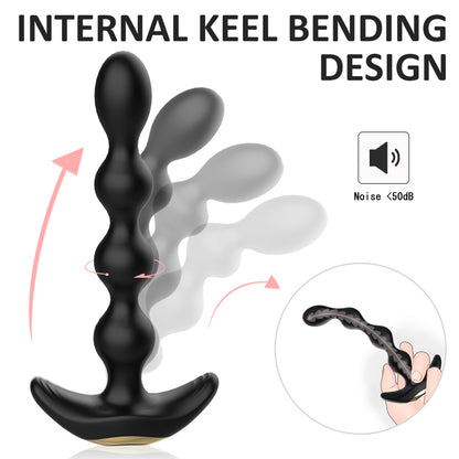 S362  drop shipping adult sex toys vibrating butt plug anal beads vibrador anal toys for men