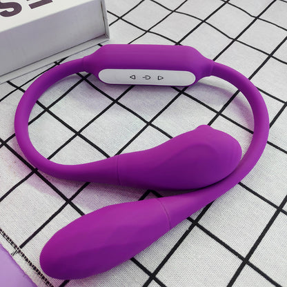 S238 rope shape 2 double end motors G spot nipple clitoral stimulate adult sex toys vibrator for women,lesbian