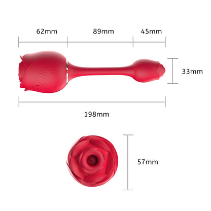 S389-3 drop shipping suction vibrator g spot rose clitoris sucking vibrator sex toys for woman