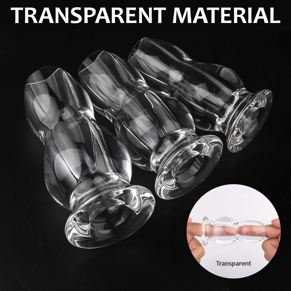 S264  Original factory Acrylic endoscopic anal plug Large butt plug anal toys for men sex toys anal for women