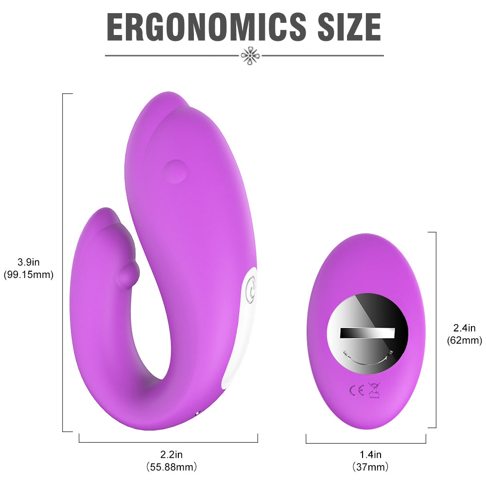 S071-2  remote control couples sex toys dolphin vibrator for women adult clitoris stimulate g spot vaginal vibrator wireless