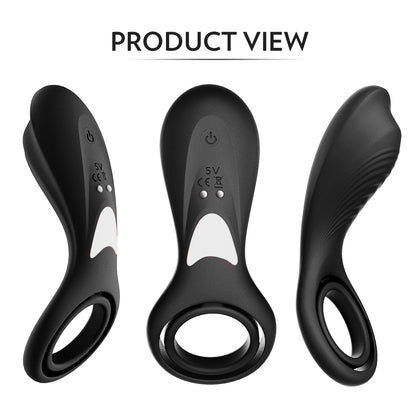 S123-2 Silicone Safety Material Adult Sex Toys Products Electric Vibrating Cock Rings