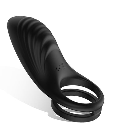 S151 Reusable ring vibrator, silicone penis ring to delay ejaculation time and clit stimulation