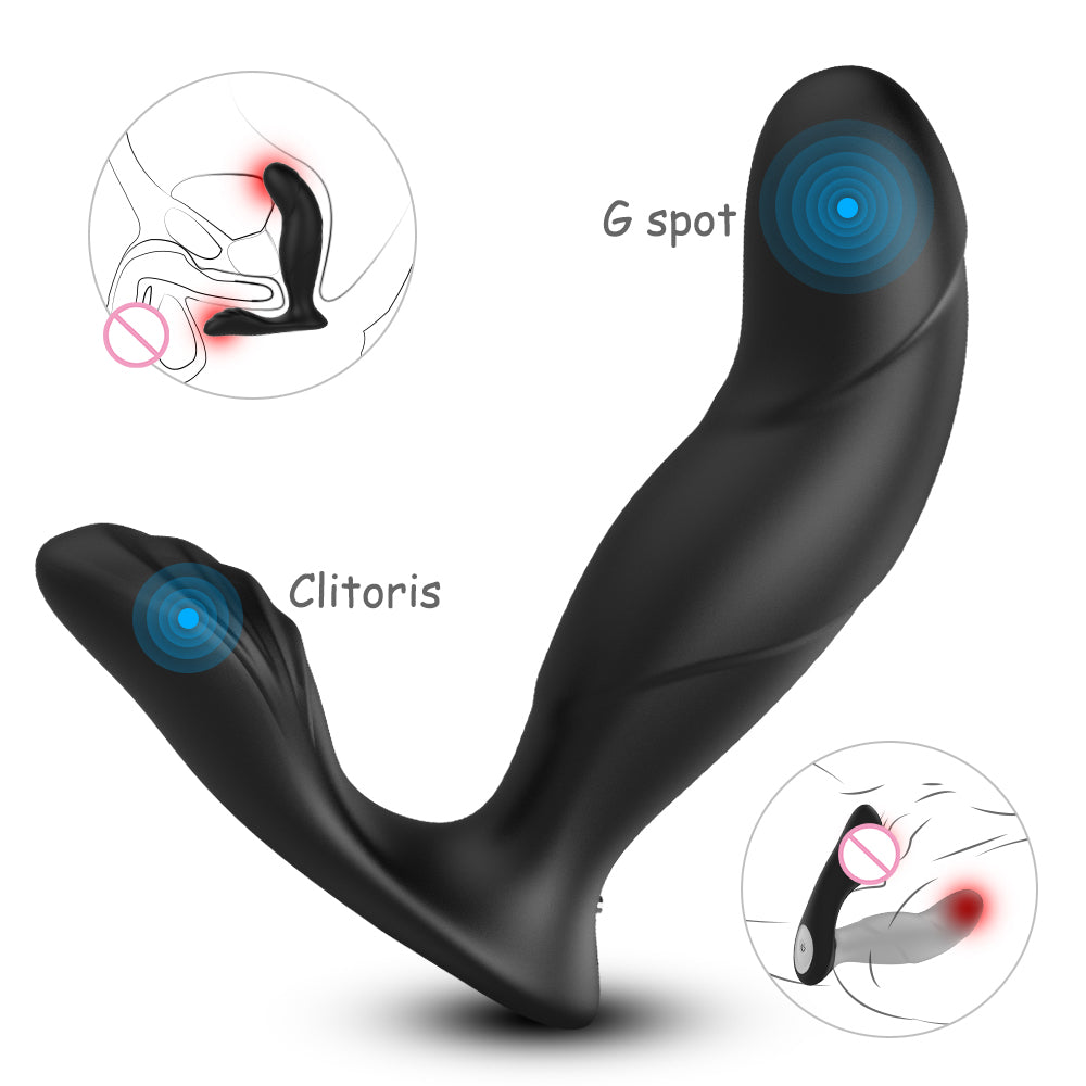 S277-2 soft silicone vibrator sex toy women anal plug vibrator remote vagina anal beads dildo prostata massager male