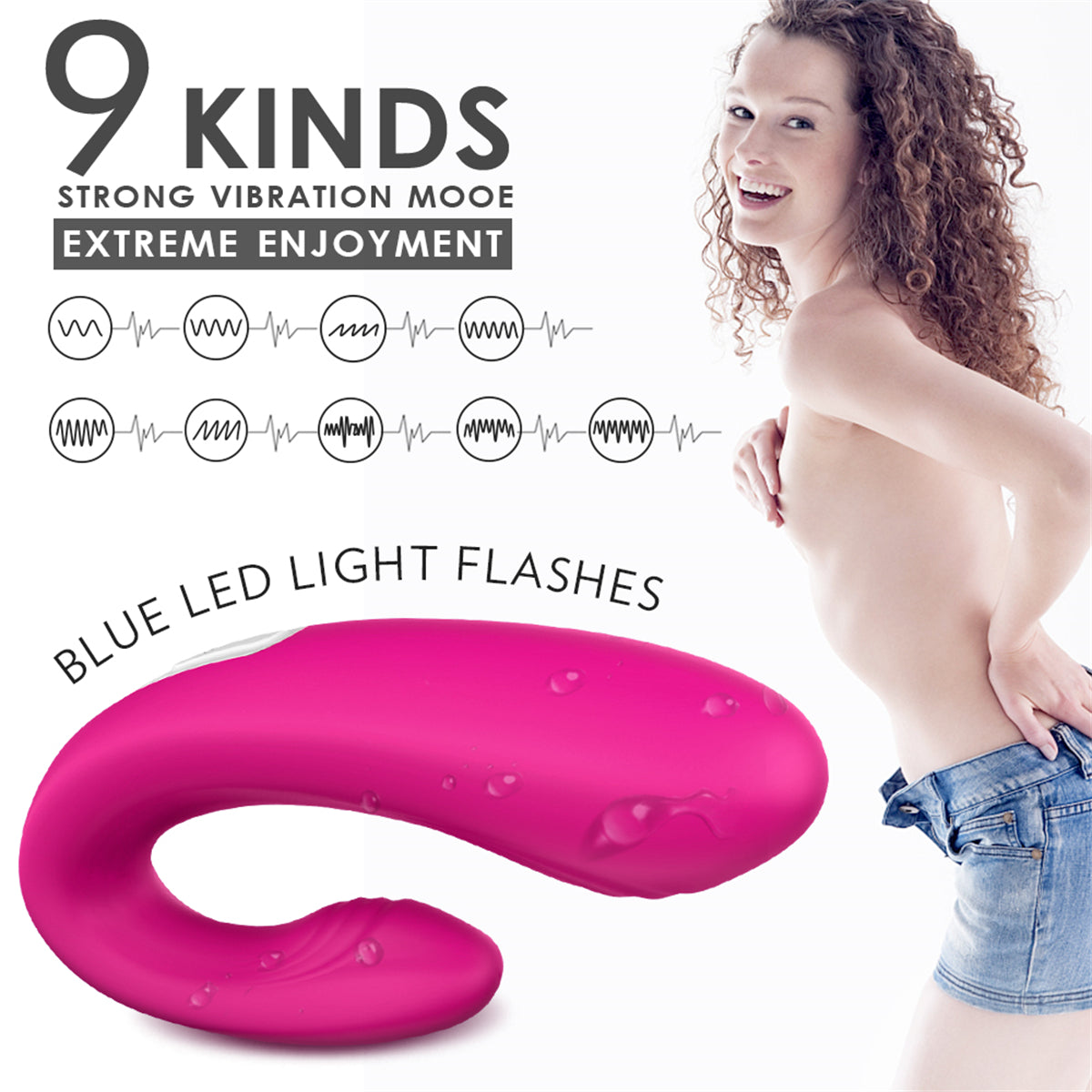 S130-2 Silicone wholesale oral sexual clit remote control g spot vibrator rechargeable women couple vibrator sex toy couples