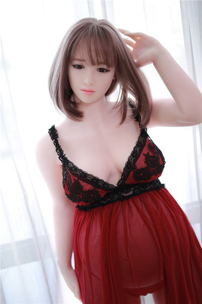 JYDOLL 160cm Elena Live Sized Sex Dolls Fair Skin Pregnant Sex Doll