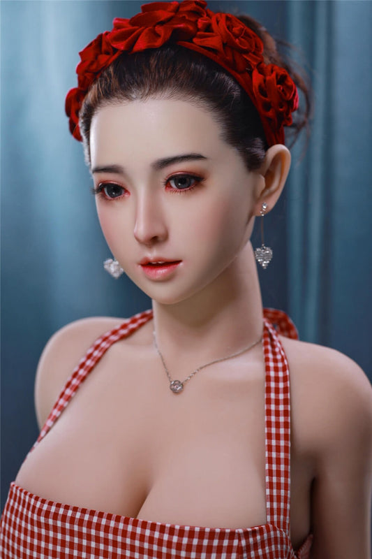 Testa in silicone da 157 cm e capelli impiantati -XiuJie-1Big Breast Sex Doll la tua bambola d'amore lovedoll negozio bambola femminile per gli uomini