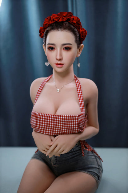 157cm JYDOLL Silicone Head and implanted hair -XiuJie-1Big Breast  Sex Doll your love doll lovedoll shop female doll for men