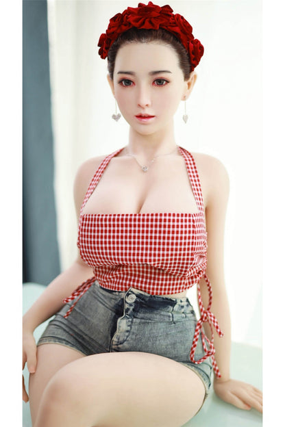 157cm JYDOLL Silicone Head and implanted hair -XiuJie-1Big Breast  Sex Doll your love doll lovedoll shop female doll for men