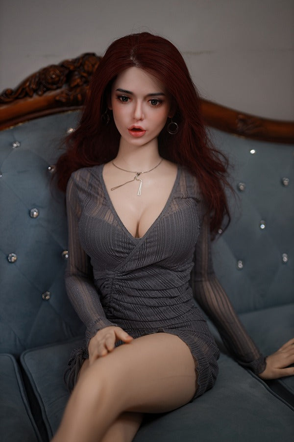 JYDOLL 165cm  Ila Life-Size Big Boobs Silicone Head Sex Doll Super Realistic Big Boobs Big Booty Sex Doll