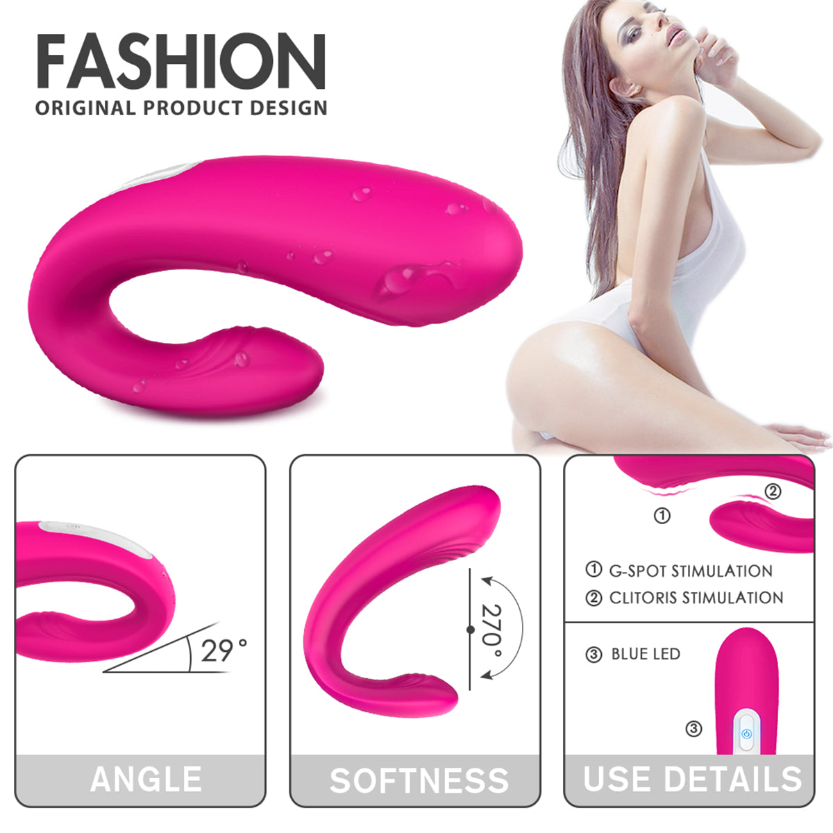 S130-2 Silicone wholesale oral sexual clit remote control g spot vibrator rechargeable women couple vibrator sex toy couples