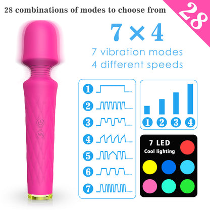 S218-2 Handheld electric cervical shoulder leg hand back head scalp neck massager products body wand massager vibrator