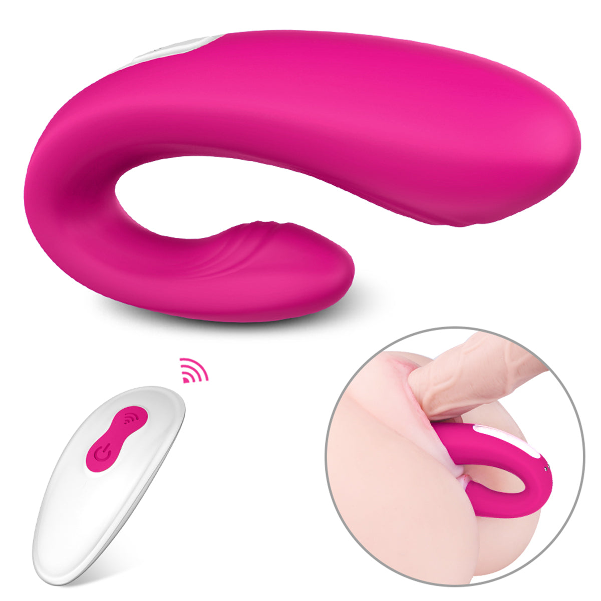 S130-2 Silicone wholesale oral sexual clit remote control g spot vibrator  rechargeable women couple vibrator sex toy couples