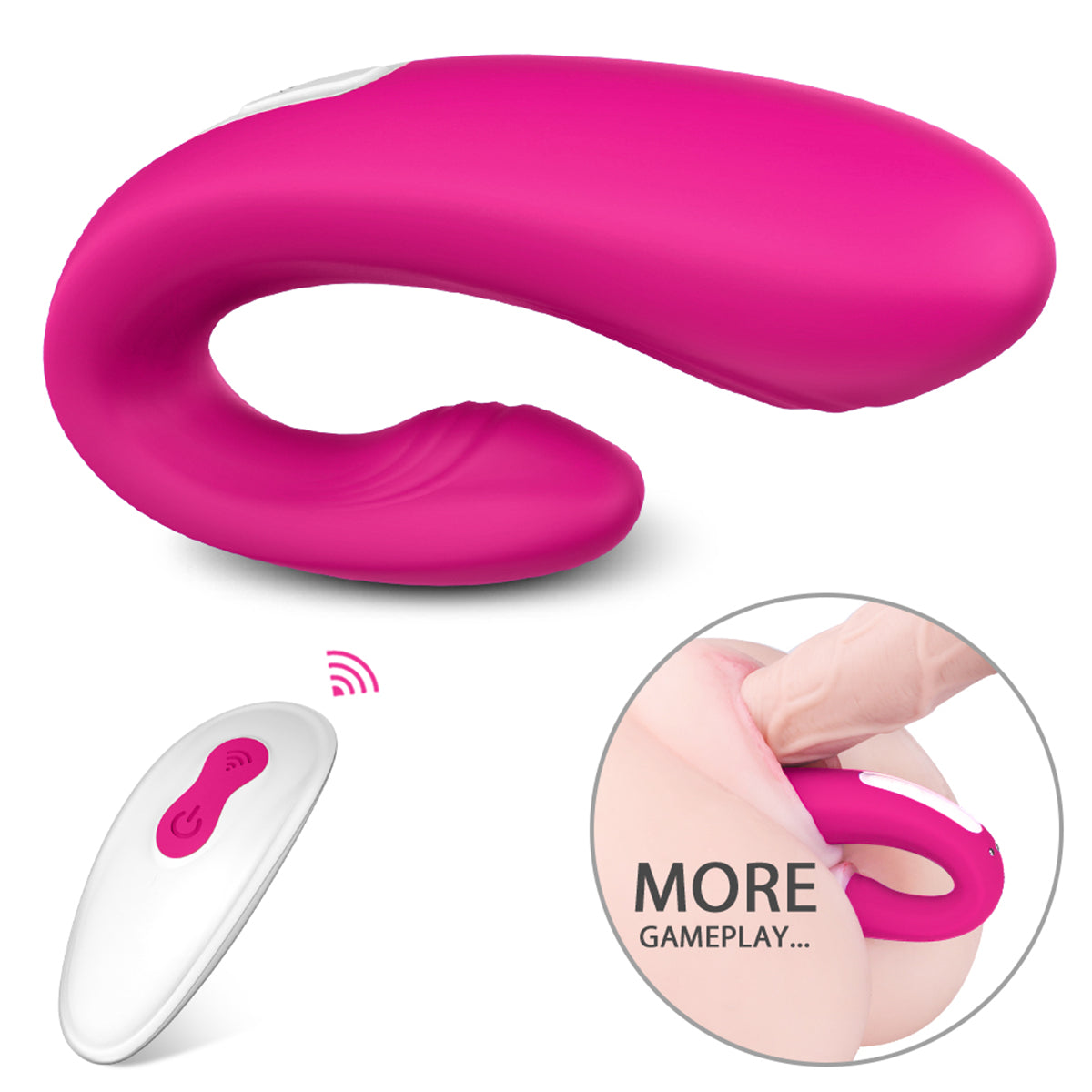 S130-2 Silicone wholesale oral sexual clit remote control g spot vibrator rechargeable women couple vibrator sex toy couples