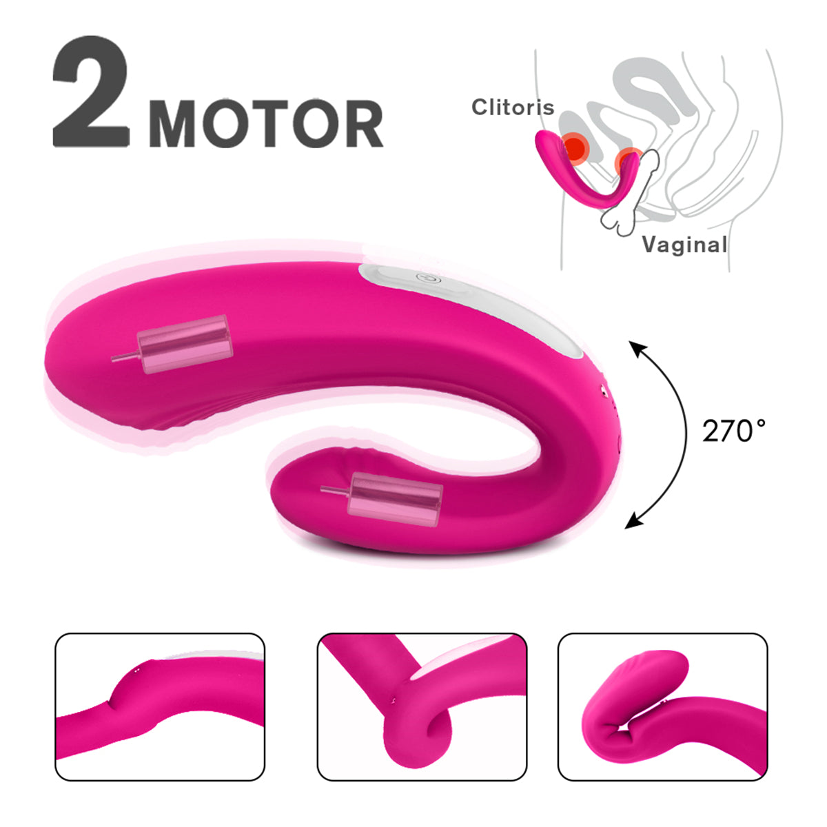 S130-2 Silicone wholesale oral sexual clit remote control g spot vibrator  rechargeable women couple vibrator sex toy couples – Dollunion