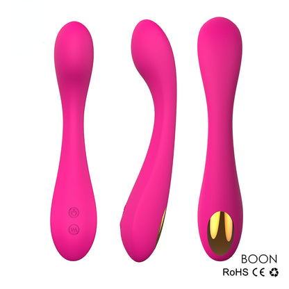 S032-2 USB Rechargeable Waterproof Dildo Vibrator Natural Vibrations 9 Modes Silicone Women G Spot Vibrator